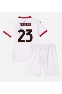 AC Milan Fikayo Tomori #23 Babytruitje Uit tenue Kind 2024-25 Korte Mouw (+ Korte broeken)